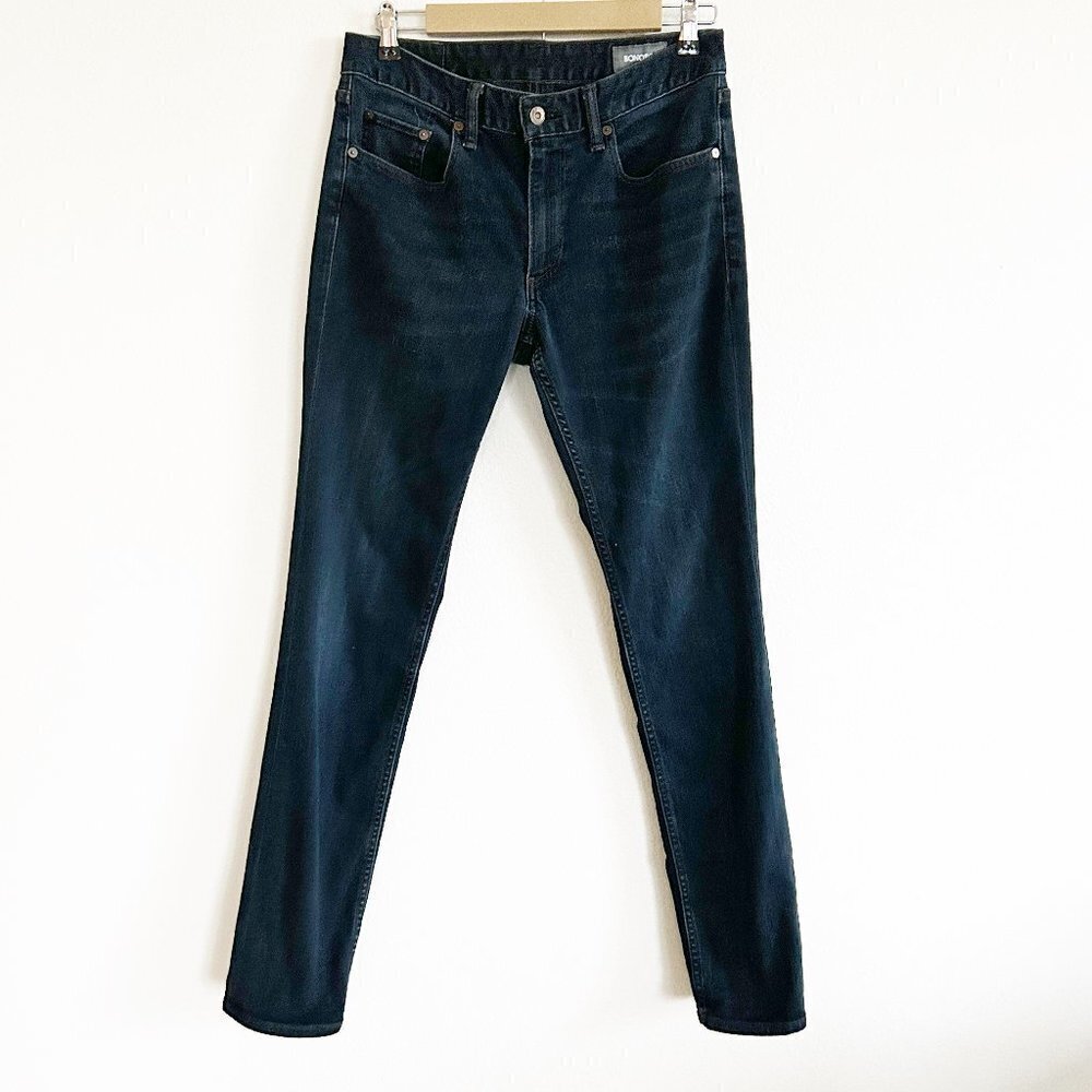 Bonobos 31x33  Straight Jeans Slim Denim Stretch Winslow Dark Wash